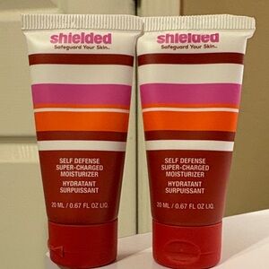 NEW Set Of 2 Shielded Self Defense Super-Charged Moisturizer